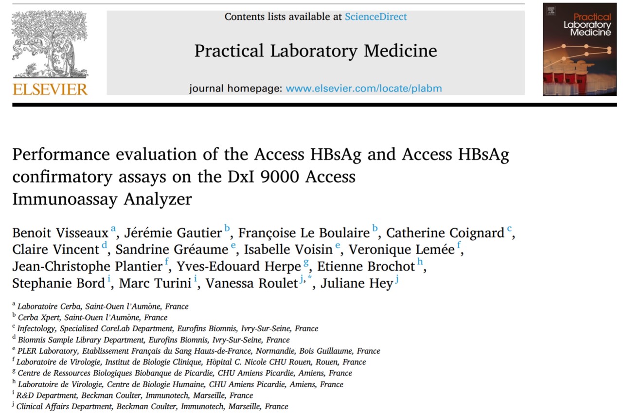 Revue Practical Laboratory Medicine